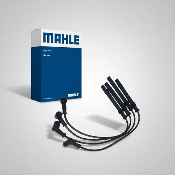 Kit X4 Cables De Bujia Renault Clio 1.2 16v D4f Mahle Negro