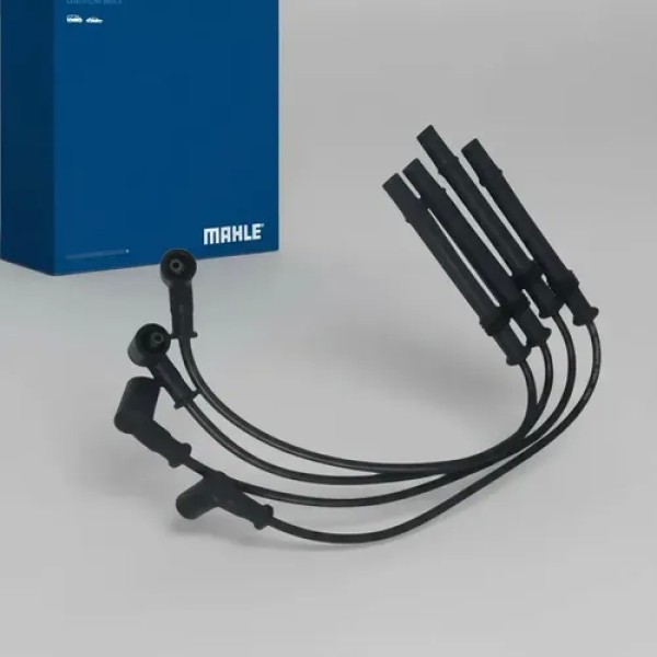 Kit X4 Cables De Bujia Renault Clio 1.2 16v D4f Mahle Negro