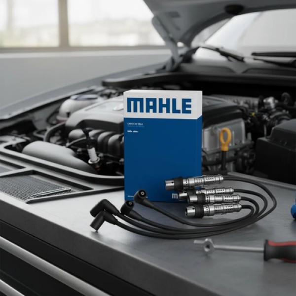 Kit Cables De Bujias Vw Suran Voyage Polo Golf 1.6 8v Mahle Negro