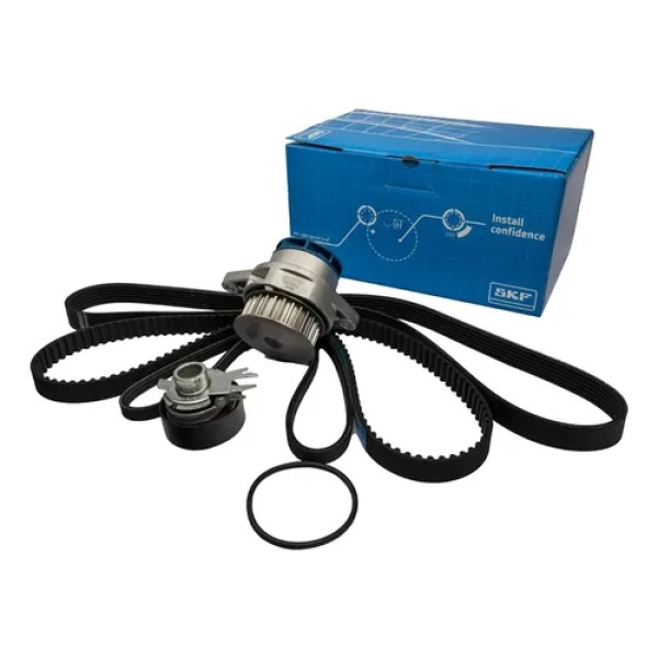 Kit Distribucion + Bomba Poly V Gol Trend Voyage 1.6 8v Skf