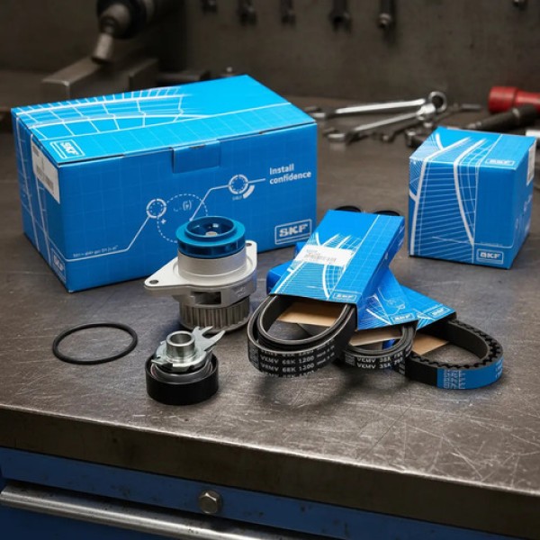 Kit Distribucion + Poly V Golf Crossfox 1.6 8v Skf