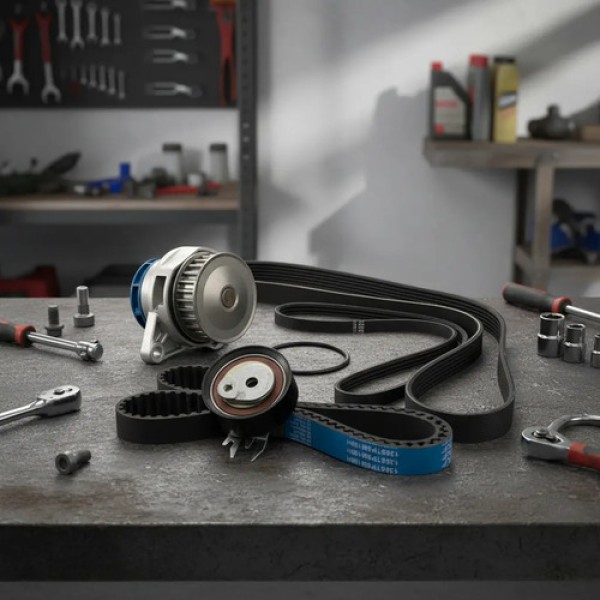 Kit Distribucion + Poly V Golf Crossfox 1.6 8v Skf