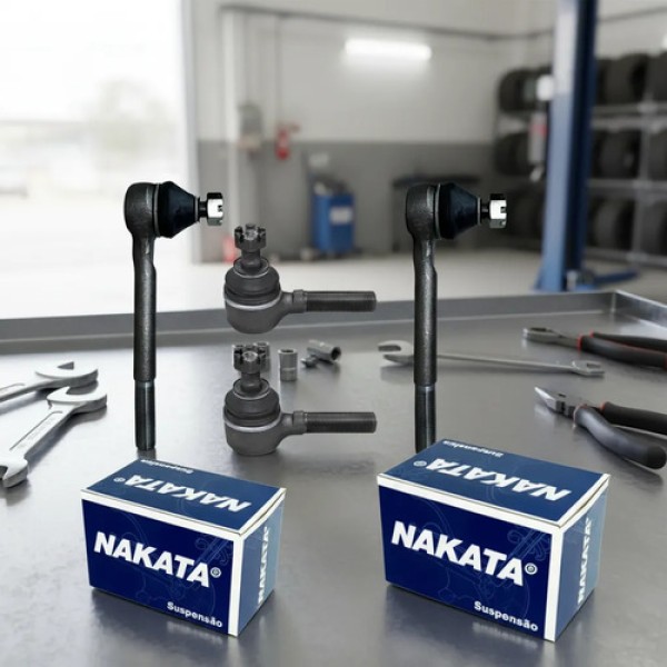 Kit X4 Extremos Direccion Toyota Hilux 4x2 89/04 Nakata