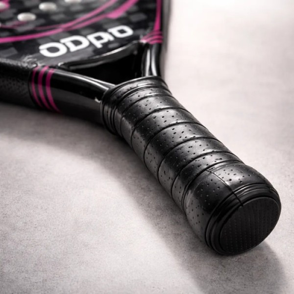 Paleta Pala Padel Odpro Arrow Carbon Eva Soft 38mm + Tubo Rosa Chicle