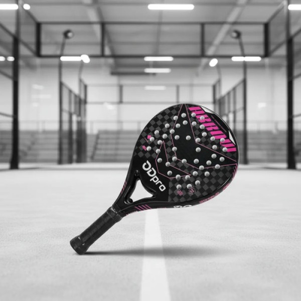 Paleta Pala Padel Odpro Arrow Carbon Eva Soft 38mm + Tubo Rosa Chicle