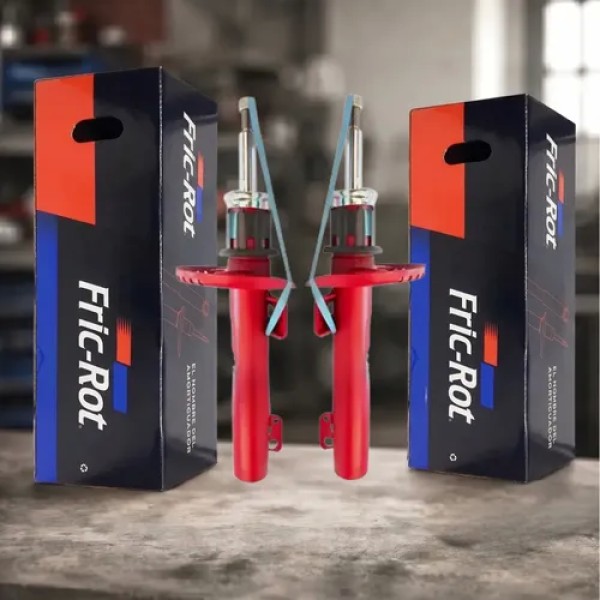 Kit X2 Amortiguador Delanteros Vw Voyage Gol Trend Fric Rot