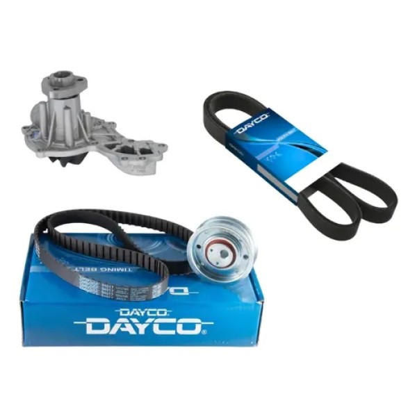 Kit Distribucion Dayco + Bomba Agua + Poli V Gol Power 1.6