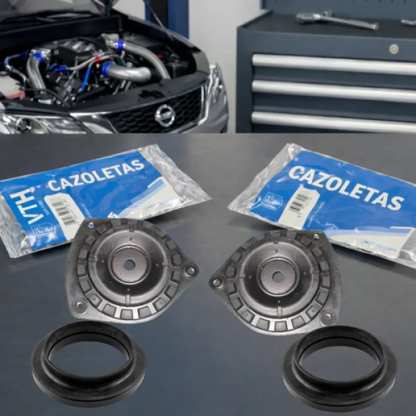 Kit X2 Cazoleta Delantera + Crapodina Fluence Megane Iii Vth