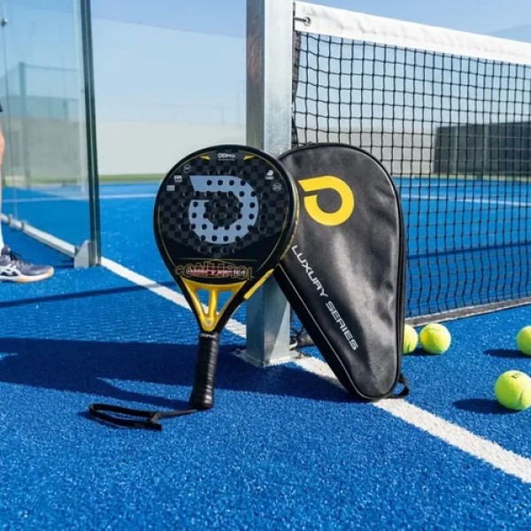 Paleta Padel Odea Odpro Control Carbon 12k + Funda Amarillo