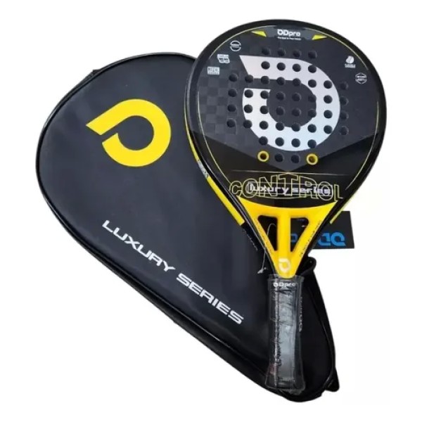 Paleta Padel Odea Odpro Control Carbon 12k + Funda Amarillo