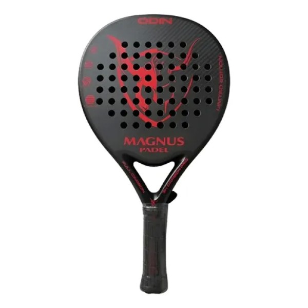 Paleta De Pádel Magnus Odin 2025 3k Eva Soft + Funda Rojo