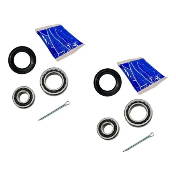 Kit X2 Rodamientos Rueda Trasero/delantero Skf Corsa Celta