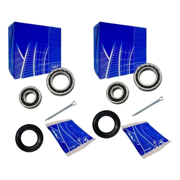 Kit X2 Rodamientos Rueda Trasero/delantero Skf Corsa Celta