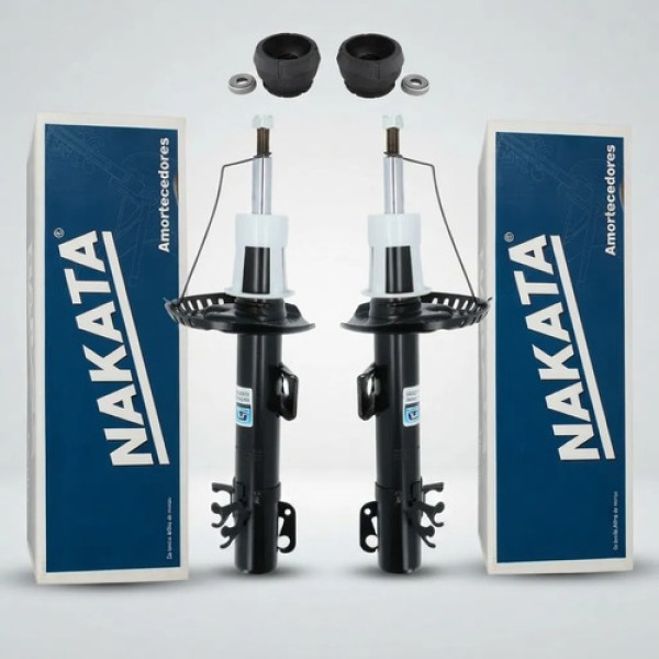 Kit Amortiguadores Nakata + Cazoletas + Crapodinas Vw Up