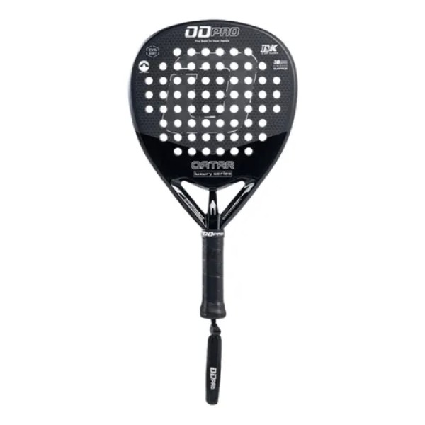 Paleta Pádel Odpro Qatar Luxury Carbono 18k Eva Soft Negro