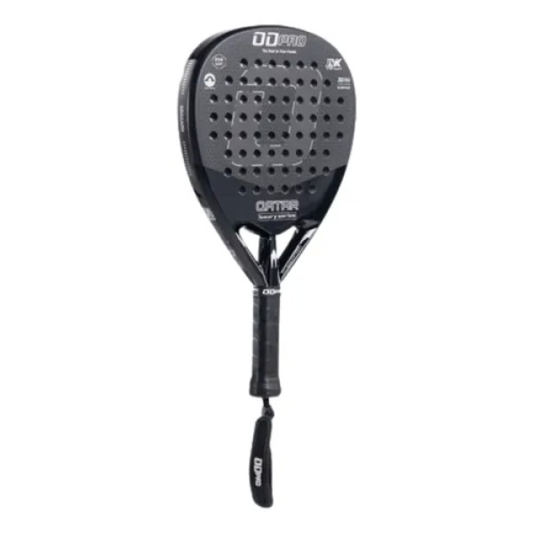 Paleta Pádel Odpro Qatar Luxury Carbono 18k Eva Soft Negro