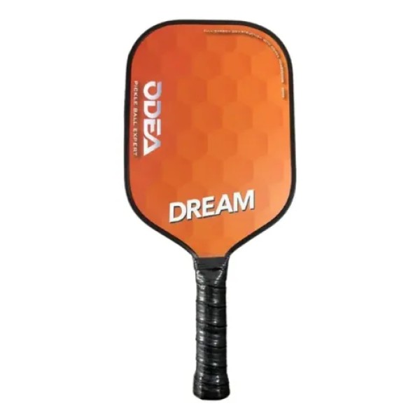 Paleta Odea Pickleball Dream Carbono 16mm + Funda Naranja