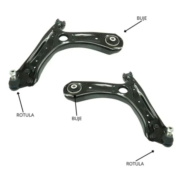 Kit X2 Parrilla Suspensión Nakata Vw Fox Suran Gol Trend