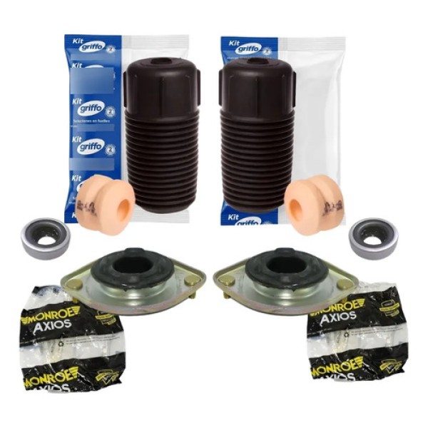 Kit X2 Cazoletas + Crapodinas Tope Y Fuelle Corsa Celta Fun