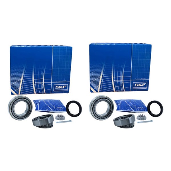 Kit X2 Rodamientos Traseros Skf Vw Gol Saveiro Gol Power