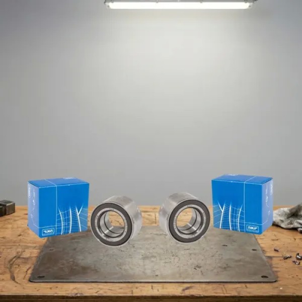 Kit X2 Rodamientos Delantero S/abs Skf Renault Logan Sandero