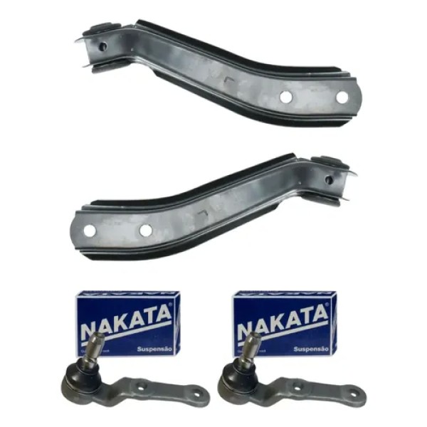 Kit X2 Parrillas Chevrolet Corsa 10/16 Nakata Perno Largo