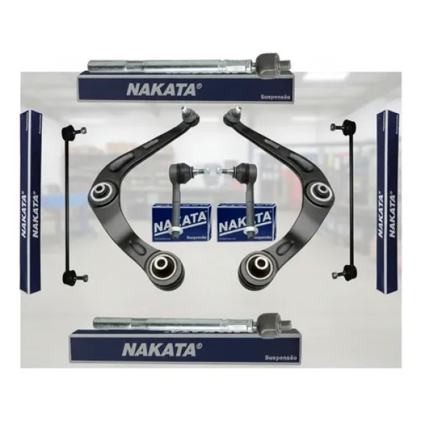 Kit Nakata 206 207 Parrillas + Bieletas + Extremos + Precap