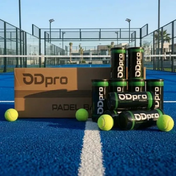 Caja 24 Tubos De Pelotas X2 Padel Tenis Odpro Amarillo Verde Lima