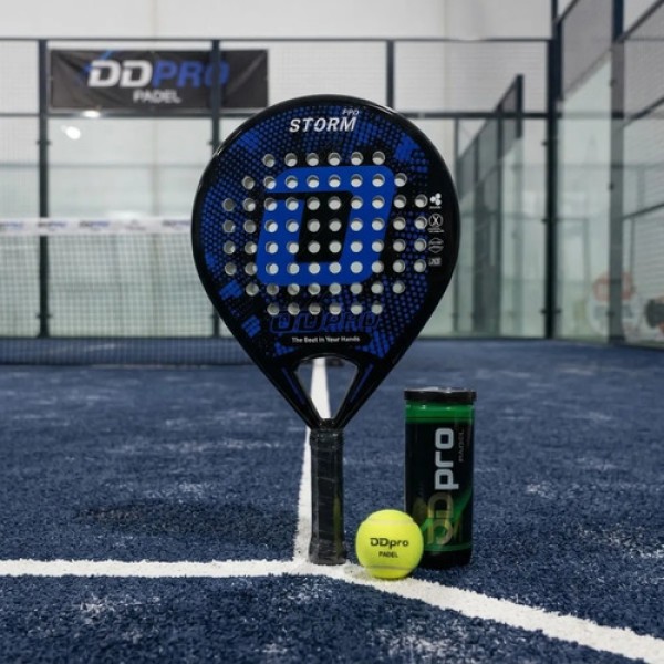 Paleta Padel Odpro Storm 2026 Soft Eva Fibra Vidrio + Tubo Azul