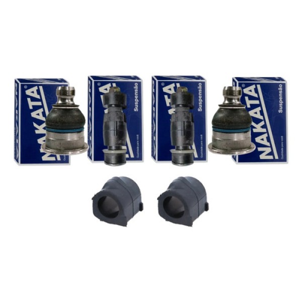 Kit 2 Rotulas Bieleta Nakata + Bujes Renault Logan Sandero