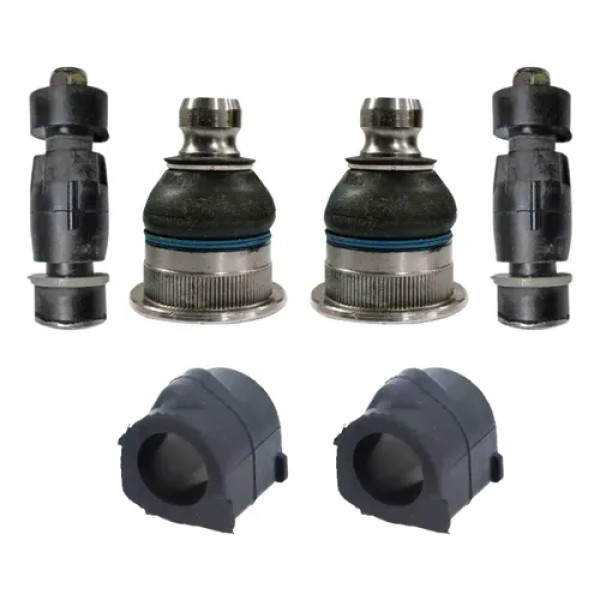 Kit 2 Rotulas Bieleta Nakata + Bujes Renault Logan Sandero