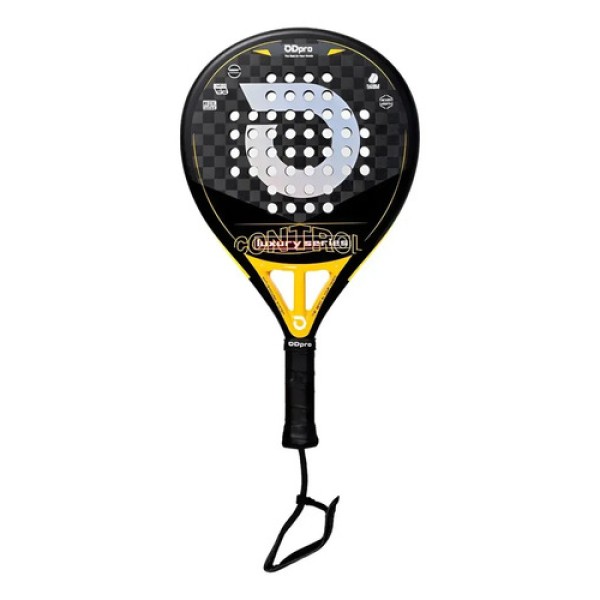 Paleta Padel Odpro Luxury Control Carbon 12k Funda Eva Soft Amarillo
