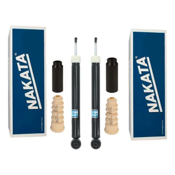 X2 Amortiguadores Nakata Trasero + Tope Fuelle Bora Golf Iv