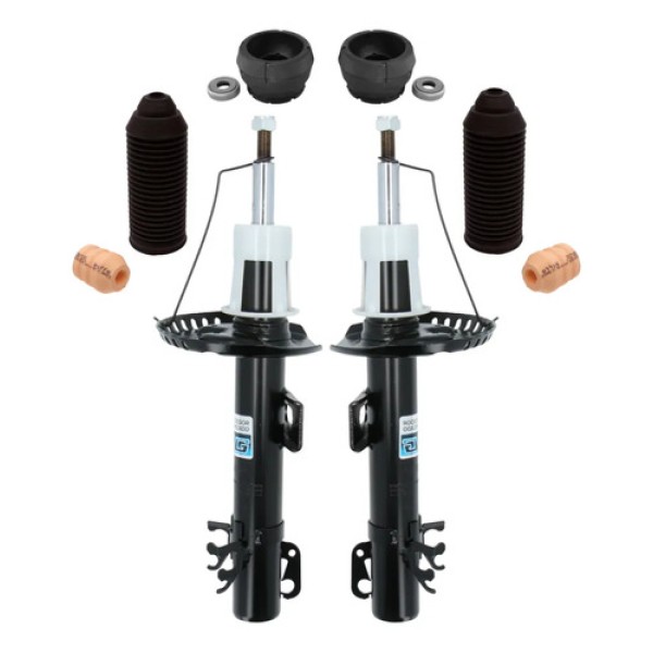 Kit Amortiguadores Nakata + Cazoletas Tope Y Fuelle Vw Up