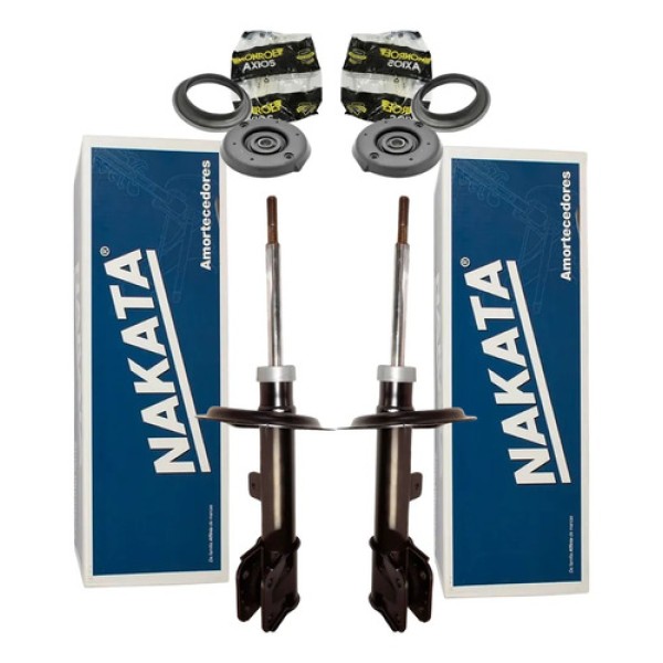 Kit X2 Amortiguadores Delanteros Nakata + Cazoletas 307 C4
