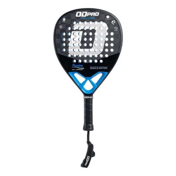 Paleta Pádel Odpro Passion Carbono 18k Luxury Con Funda Azul