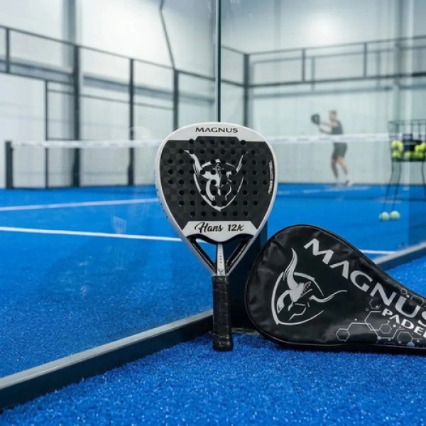 Paleta Padel Magnus Hans Carbono 12k Eva Soft 2025 Negro