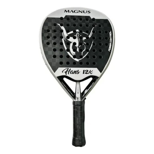 Paleta Padel Magnus Hans Carbono 12k Eva Soft 2025 Negro