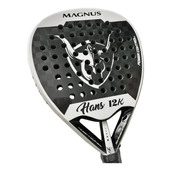 Paleta Padel Magnus Hans Carbono 12k Eva Soft 2025 Negro